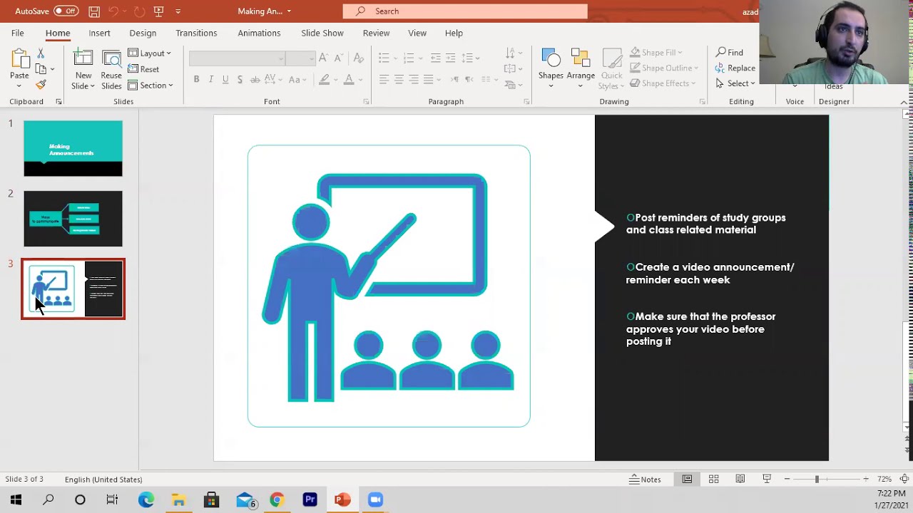 Keeping CET Class in the Loop with Announcements