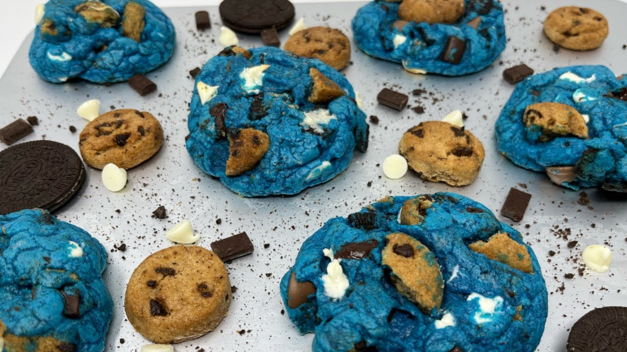 Как приготовить: вирусное печенье «Монстр-печенье»💙🍪