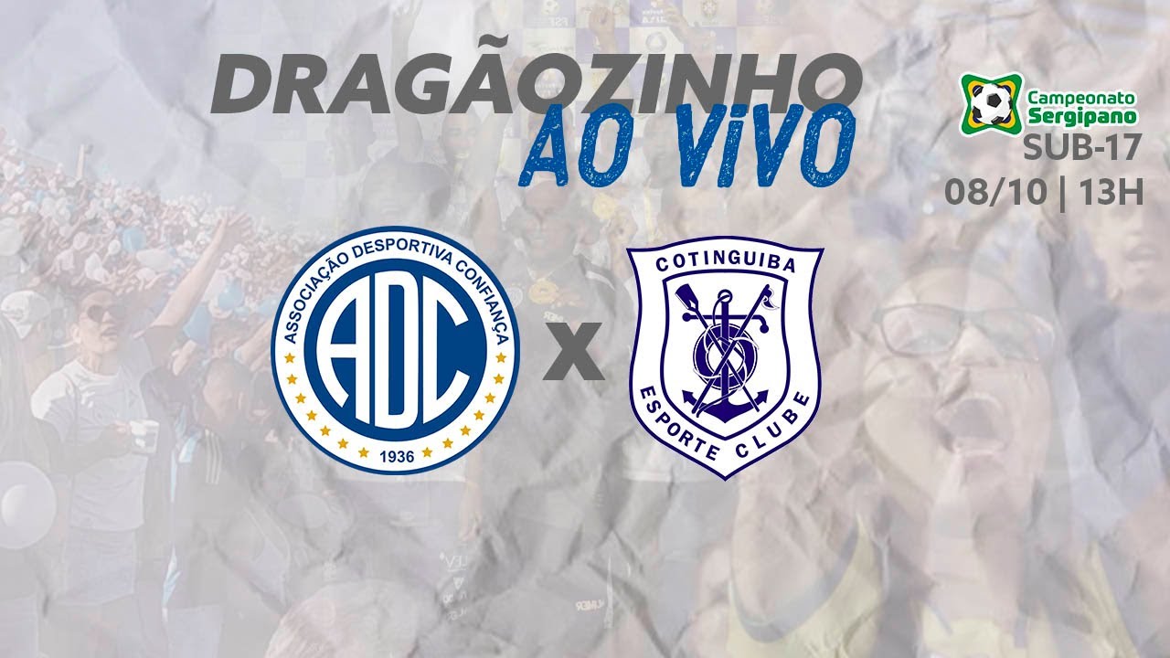 SUB-17: Confiança x Cotinguiba | Sergipano (08/10/2022)