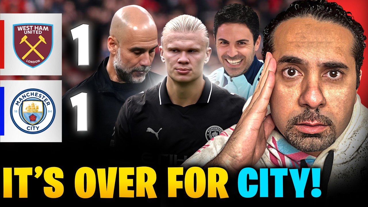 It’s OVER For Man City🚨 Congrats Arsenal🏆 Pep Guardiola CRUMBLE Again❗ West Ham Vs Man City Reaction