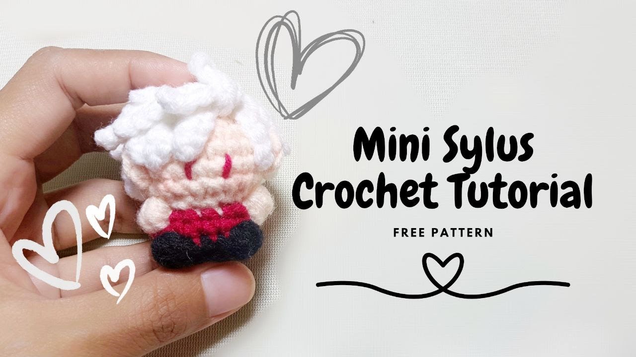 Crochet Chibi Sylus Love and Deepspace Amigurumi #freepatternamigurumi
