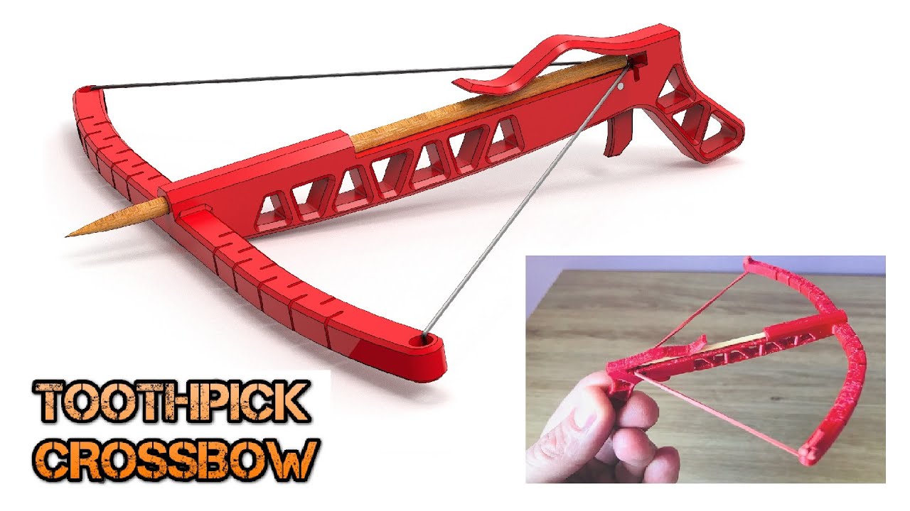How to make toothpick Crossbow