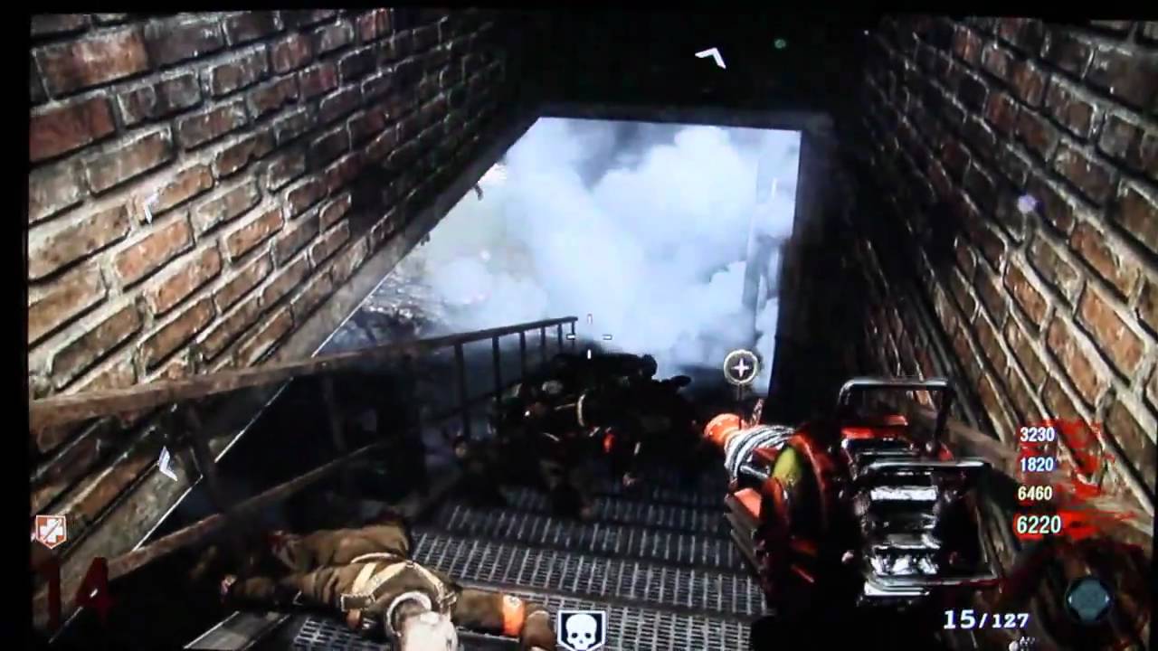Call of Duty Black Ops - Zombis en Kino - Pistola de Rayos y mejoras - Gameplay en Español - 4