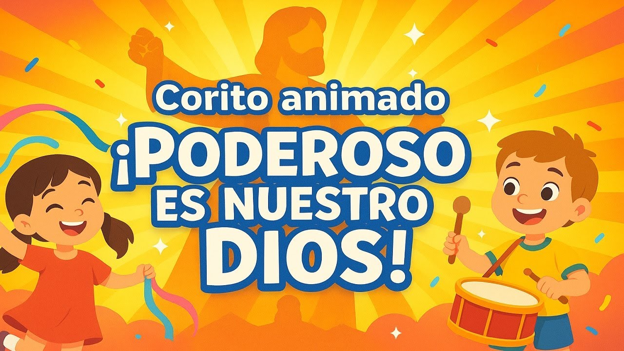 ¡Poderoso es nuestro Dios! – Corito animado cristiano para toda la familia