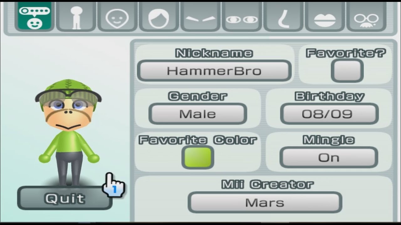 Hammer Bro - Super Mario - Mii 310