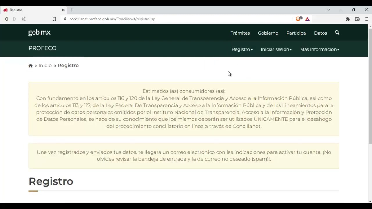 Como Presentar una Queja en PROFECO en LÍNEA