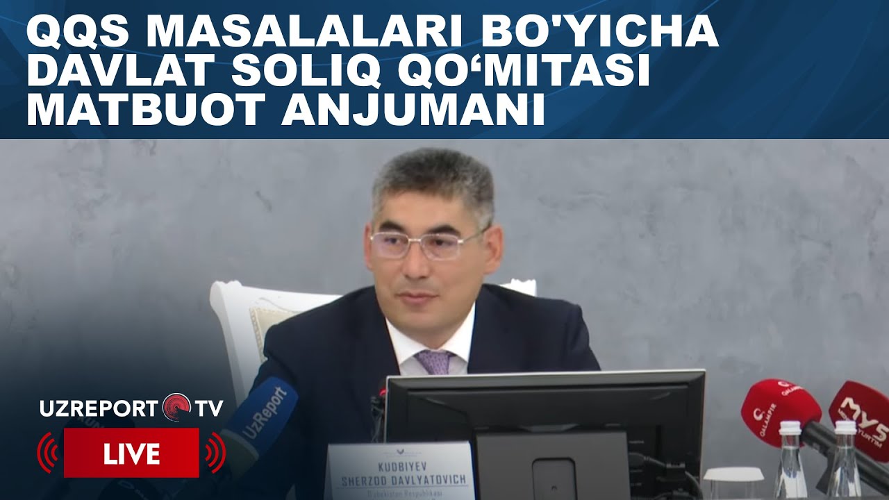 QQS masalalari bo'yicha Davlat soliq qo‘mitasi matbuot anjumani