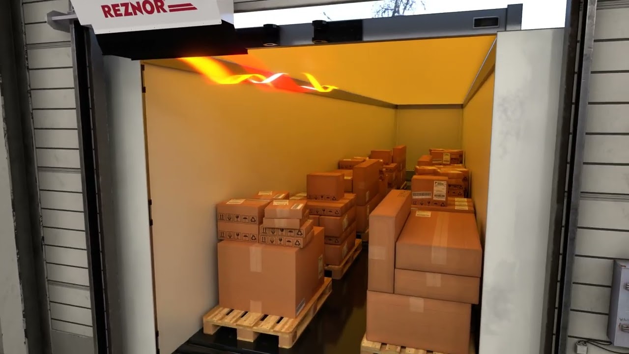 Reznor DTH Trailer Heater in Action