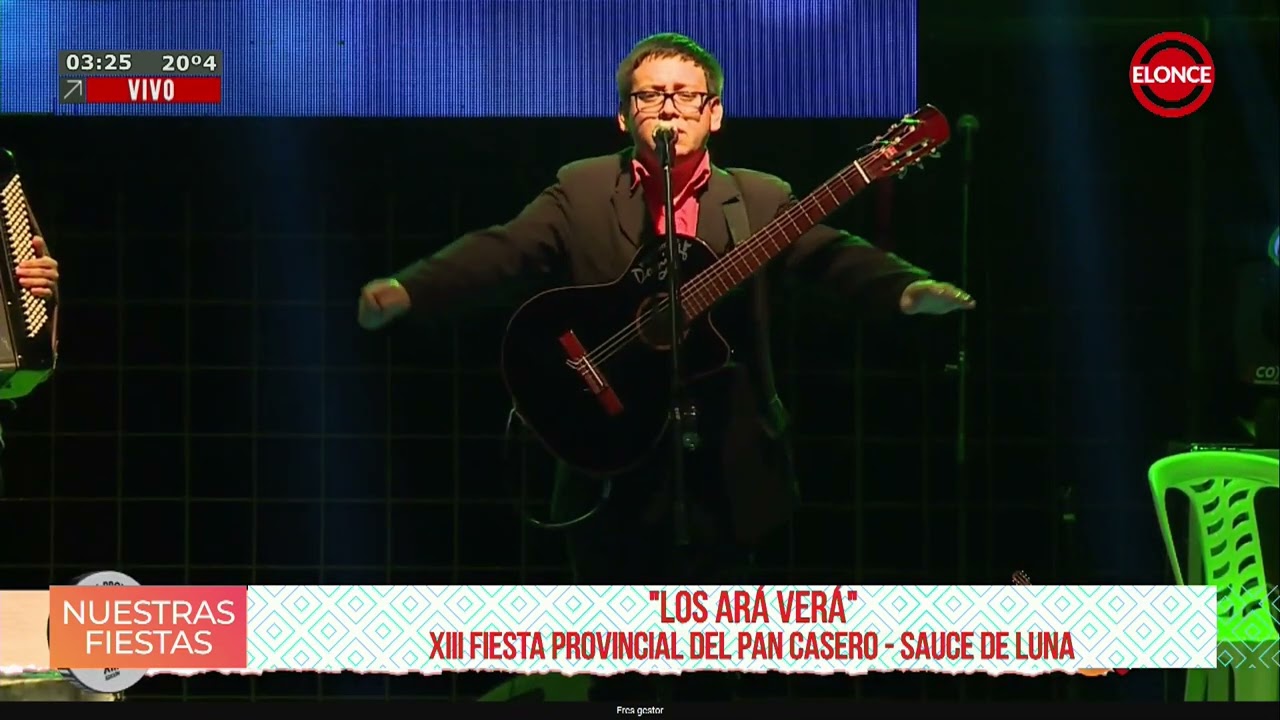 Los Ará Verá en la Fiesta Provincial del Pan Casero en Sauce de Luna