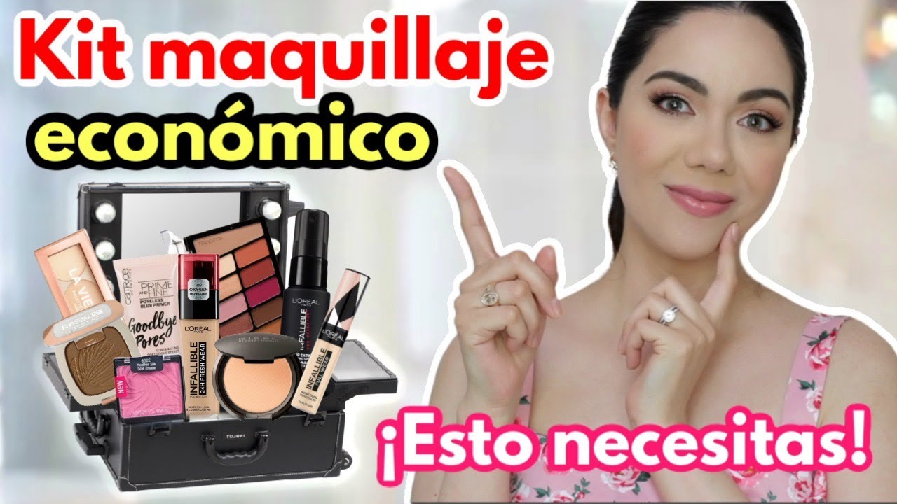 KIT DE MAQUILLAJE ECONÓMICO PARA PRINCIPIANTES - ESTO ES LO QUE NECESITAS!! | MARIEBELLE COSMETICS