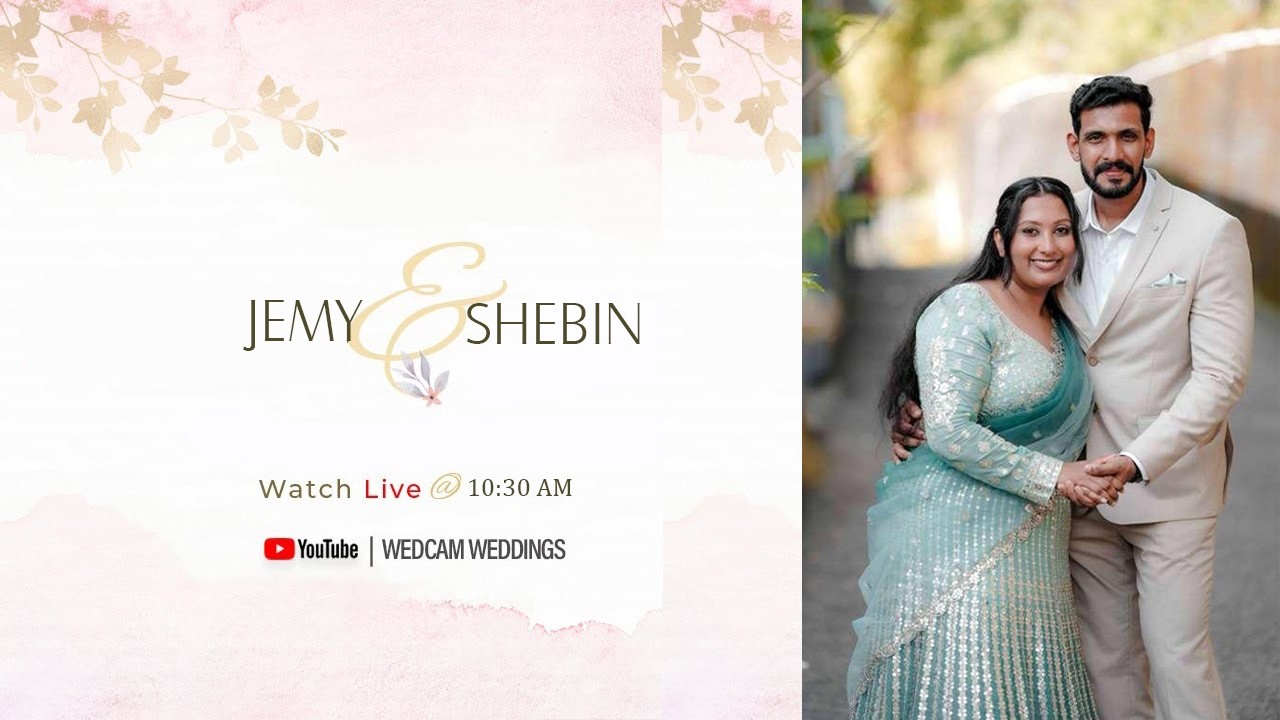 JEMY & SHEBIN | WEDDING CEREMONY | LIVE STREAM