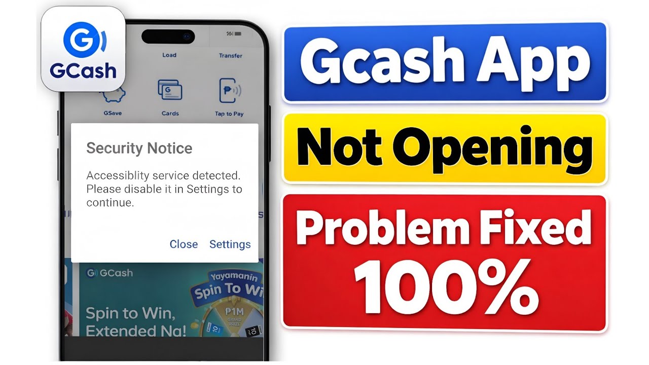 How to fix Gcash accessibility service detected problem | Accessibility service detected gcash app
