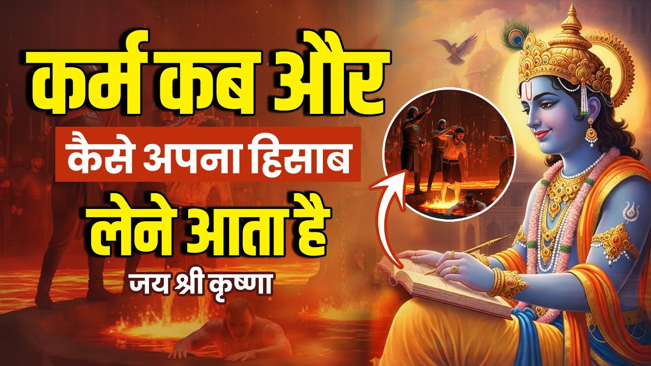 कर्म कब और कैसे फल देता है? श्रीकृष्ण का गीता उपदेश | Krishna Speech in Bhagavad Gita