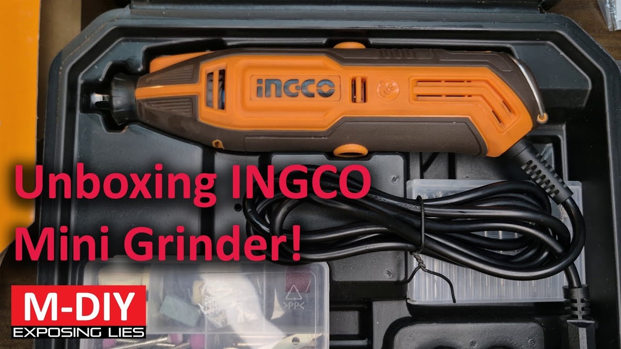 Unboxing INGCO Mini Grinder!