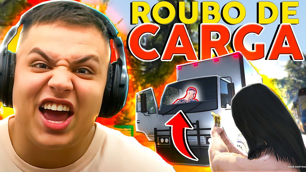 ROUBEI A CARGA DO CAMINHÃO no GTA RP! (Paulinho o LOKO)