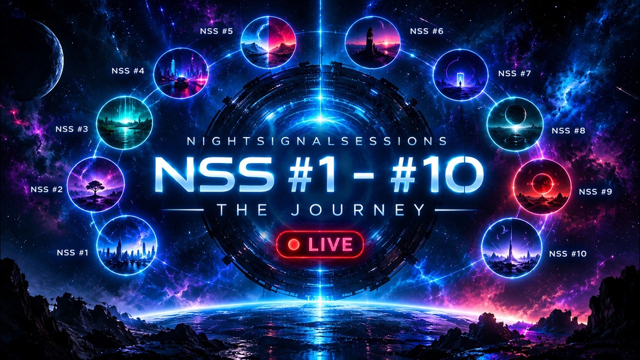 NightSignalSessions &mdash; NSS #1&ndash;#10 | The Complete Journey 🌌🎧 | LIVE