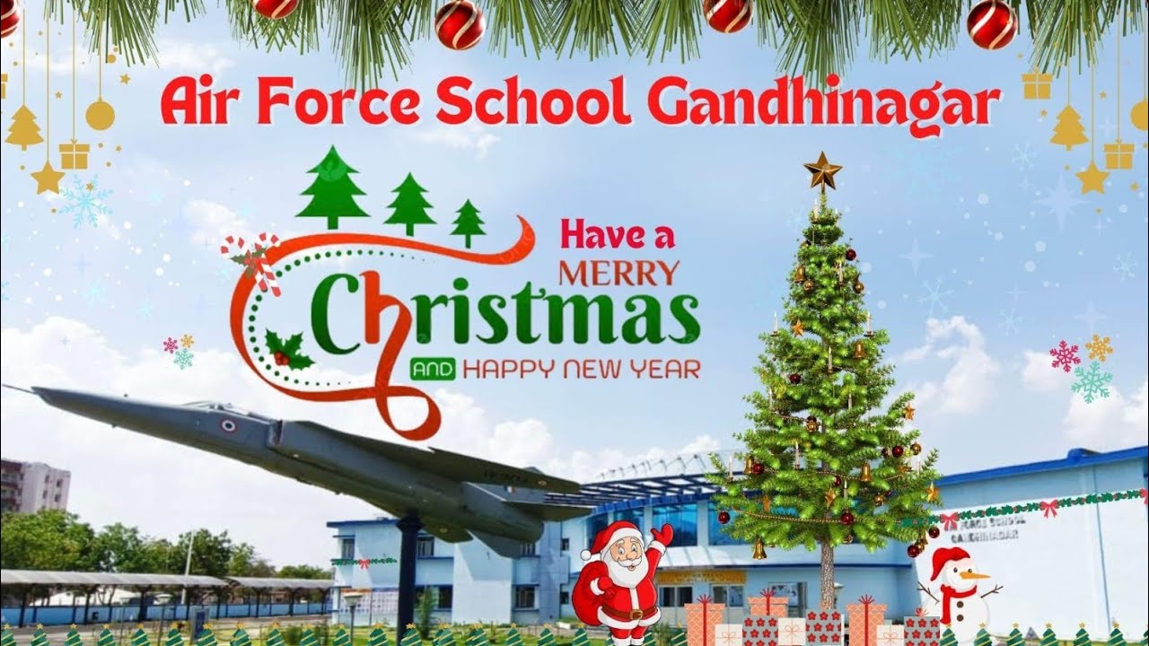 🎄 Christmas Celebration HIGHLIGHTS Air Force School Gandhinagar 🎄