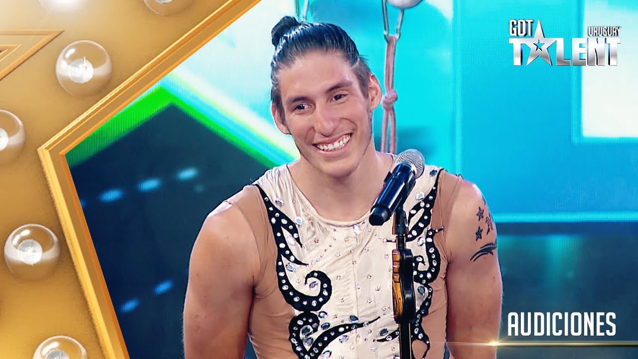 ¡VOLÓ ALTO! NAHUEL hizo acrobacias en el aire y asombró a todos | Audiciones 7 | Got Talent Uruguay