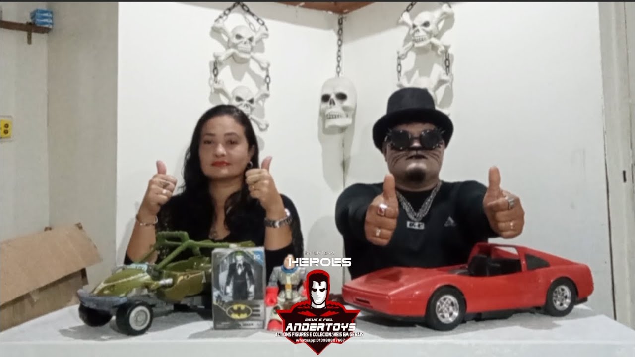 Recomendação Vendedor Anderson Araújo De SP Umboxing Heróis Em Resgate e Coringa DC 