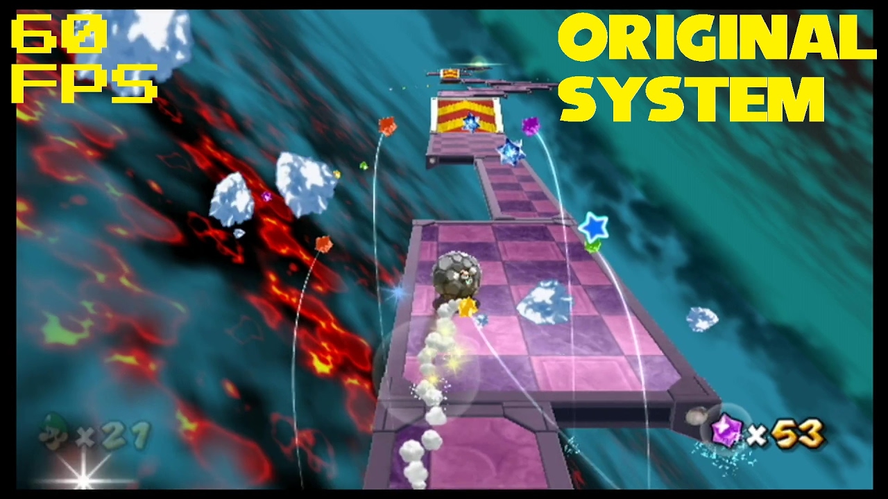 92. [60 FPS] A Stroll Down Rolling Lane - Melty Monster Galaxy - Super Mario Galaxy 2