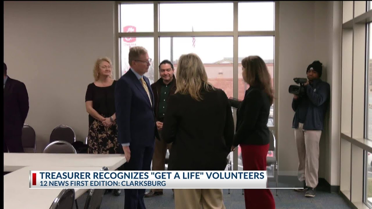 Treasurer Pack recognizes volunteers for 'Get a Life' program