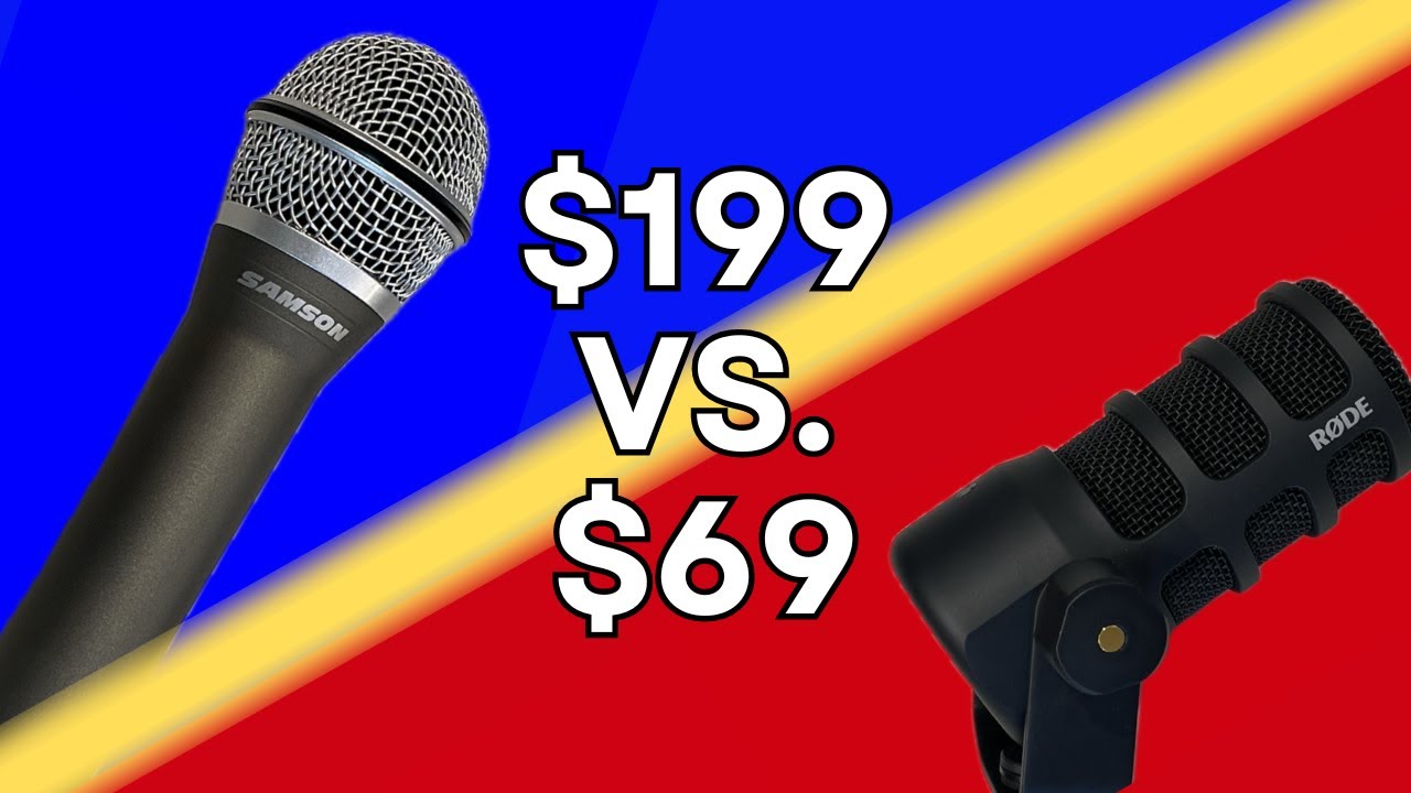 Battle of the Mics: Samson Q2U vs the Rode Podmic USB