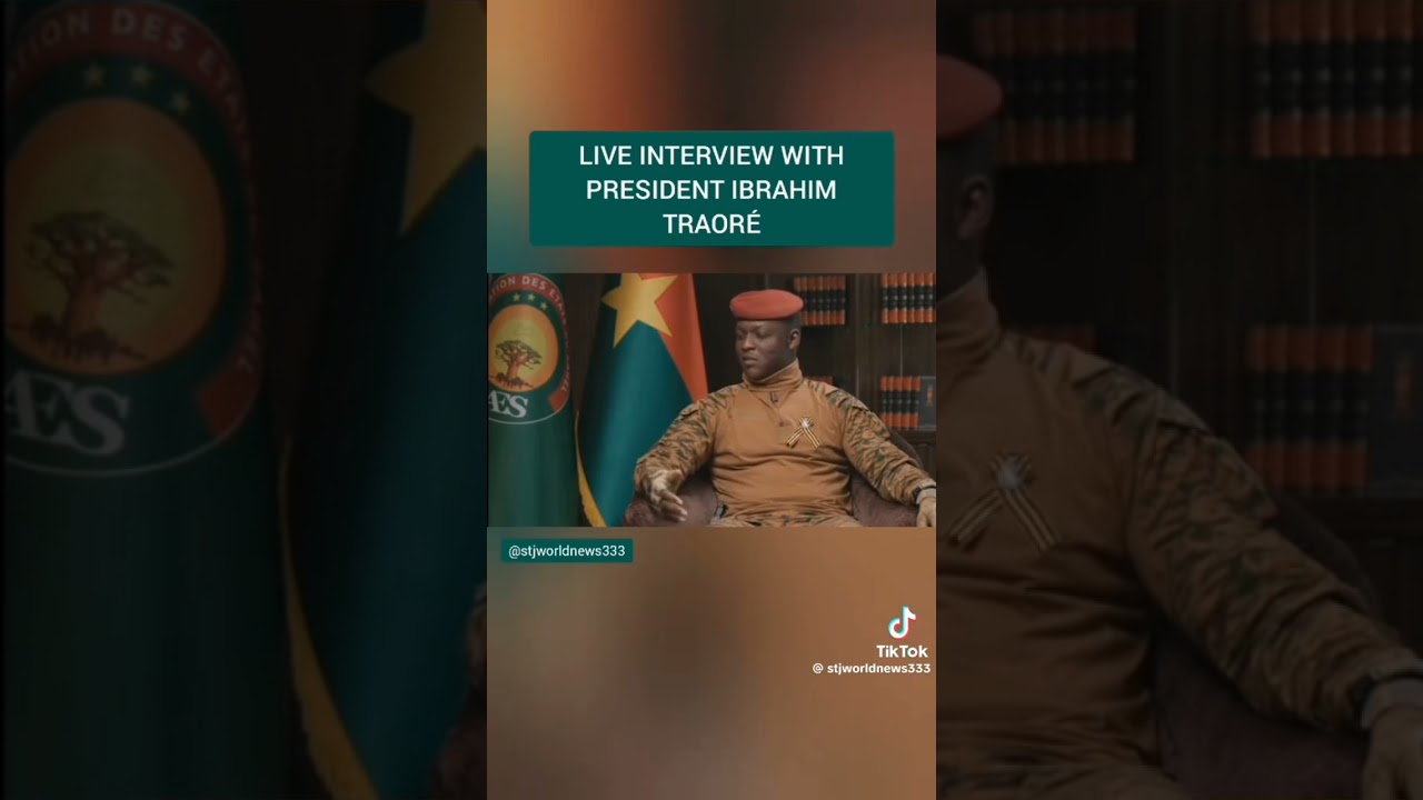 live interviews with Captain Ibrahim traore