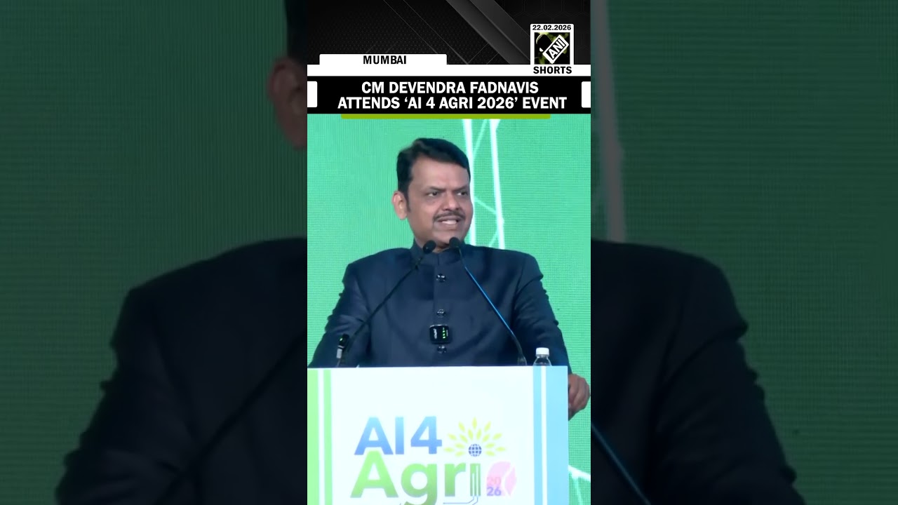 Главный министр Девендра Фаднавис принял участие в мероприятии &laquo;AI 4 Agri 2026&raquo; в Мумбаи и выступ...