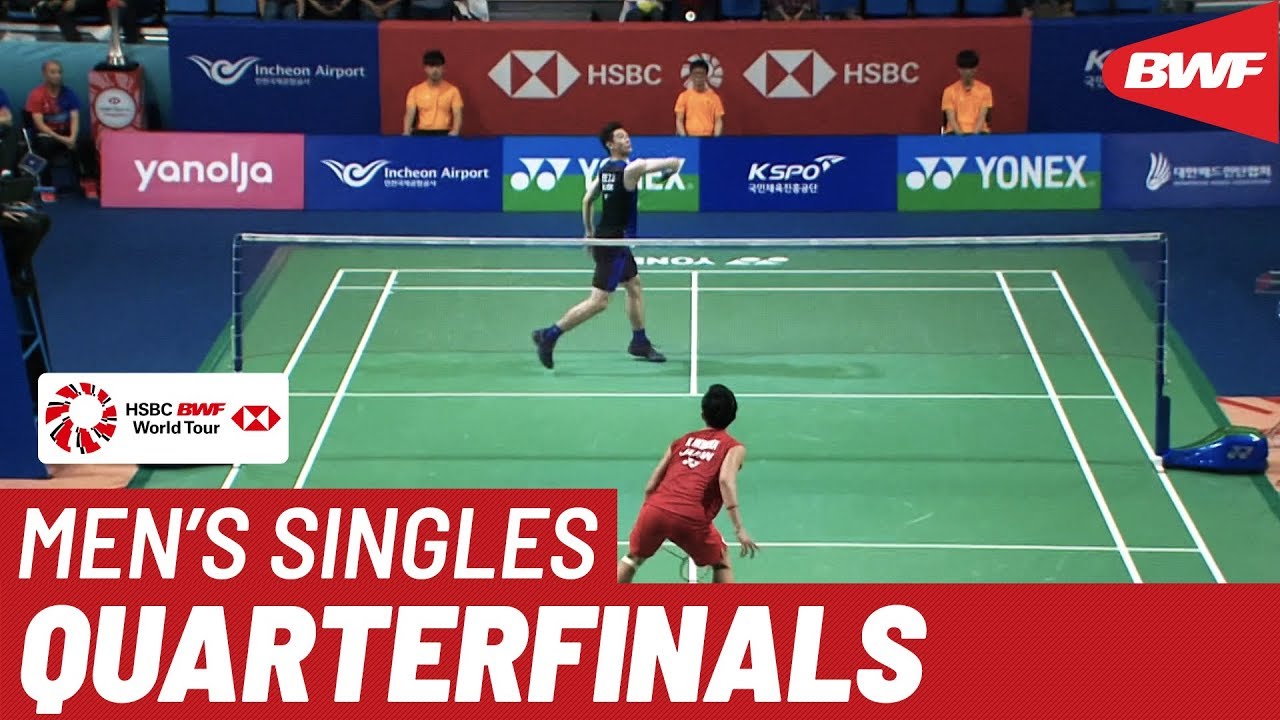 QF | MS | Kento MOMOTA (JPN) [1] vs. LEE Zii Jia (MAS) | BWF 2019