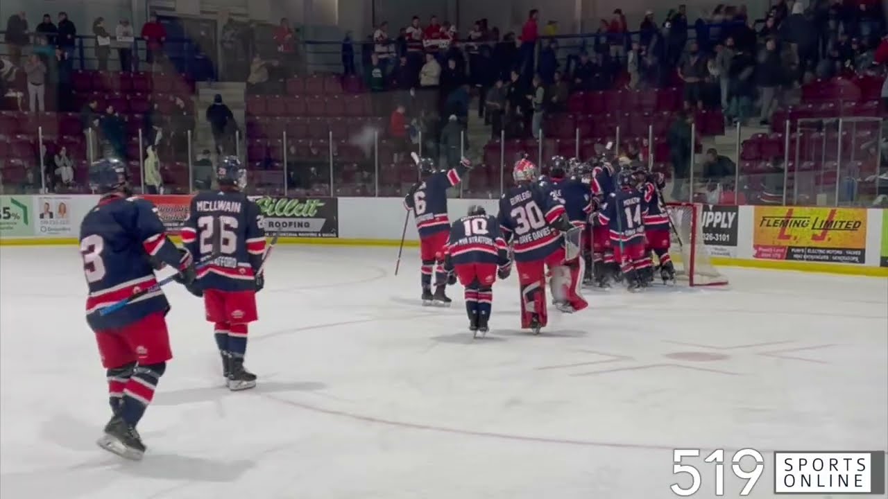 The Stratford Warriors advance to the Sutherland Cup championship series