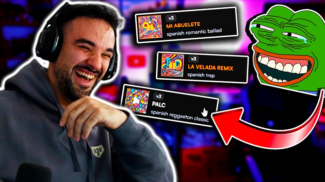 ILLOJUAN crea OBRAS MAESTRAS MUSICALES con EL CHAT 🎵 | Mejores Momentos Edition