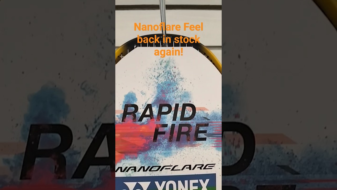 Nanoflare Feel is back in stock! #nanoflare #yonex #badminton #bwf