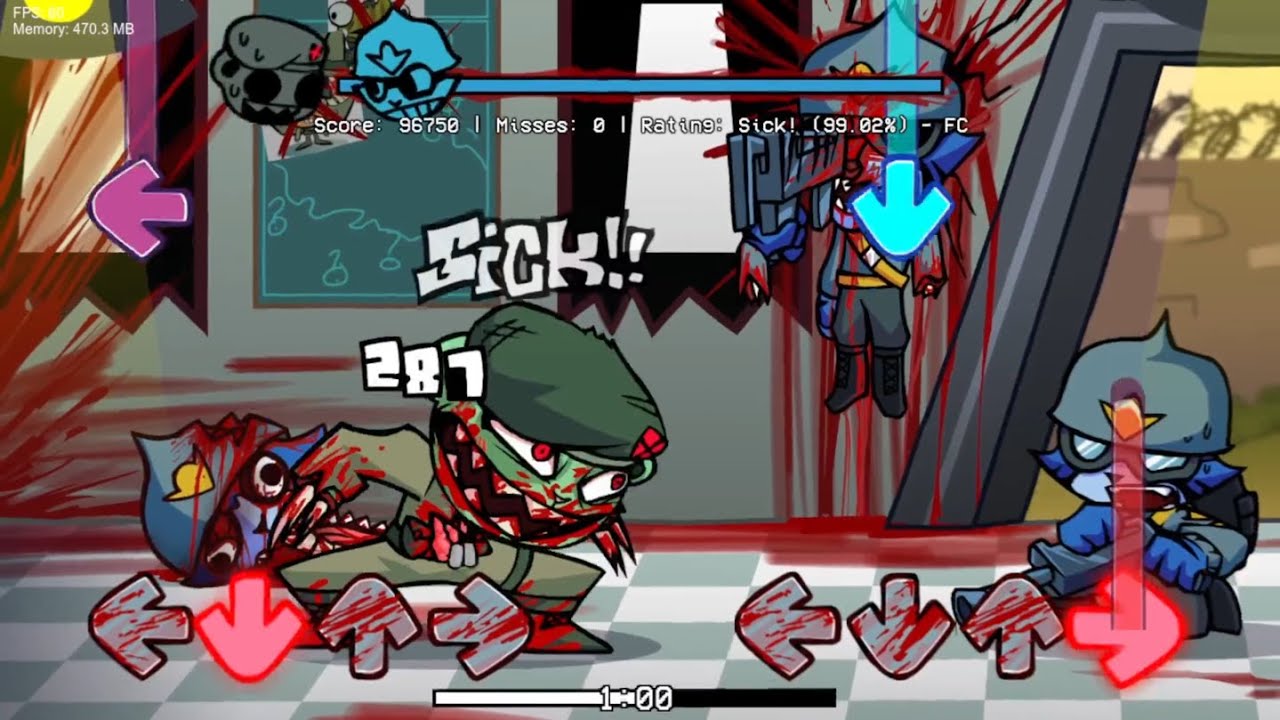 FNF VS FLIPPY: FLIPPED OUT! [FULL RELEASE] - Meltdown (FC)