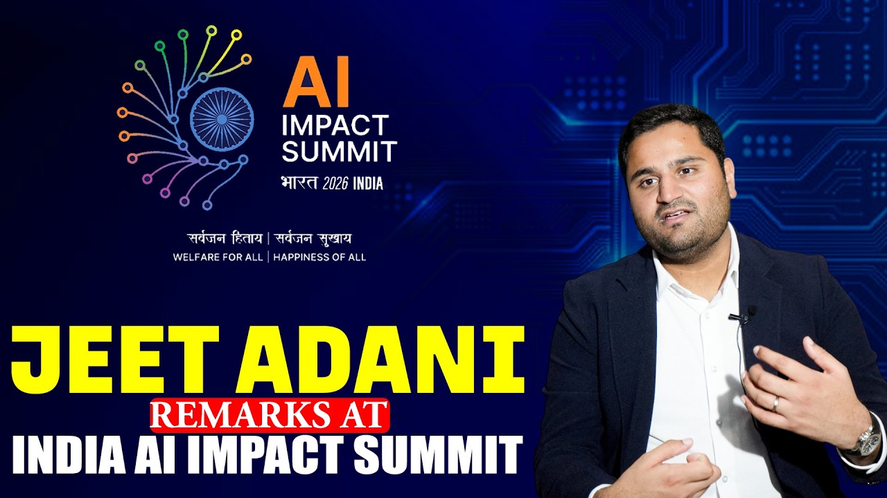 LIVE: Jeet Adani, Director Adani Airports & Adani Digital Labs speaks at India AI Impact Summit