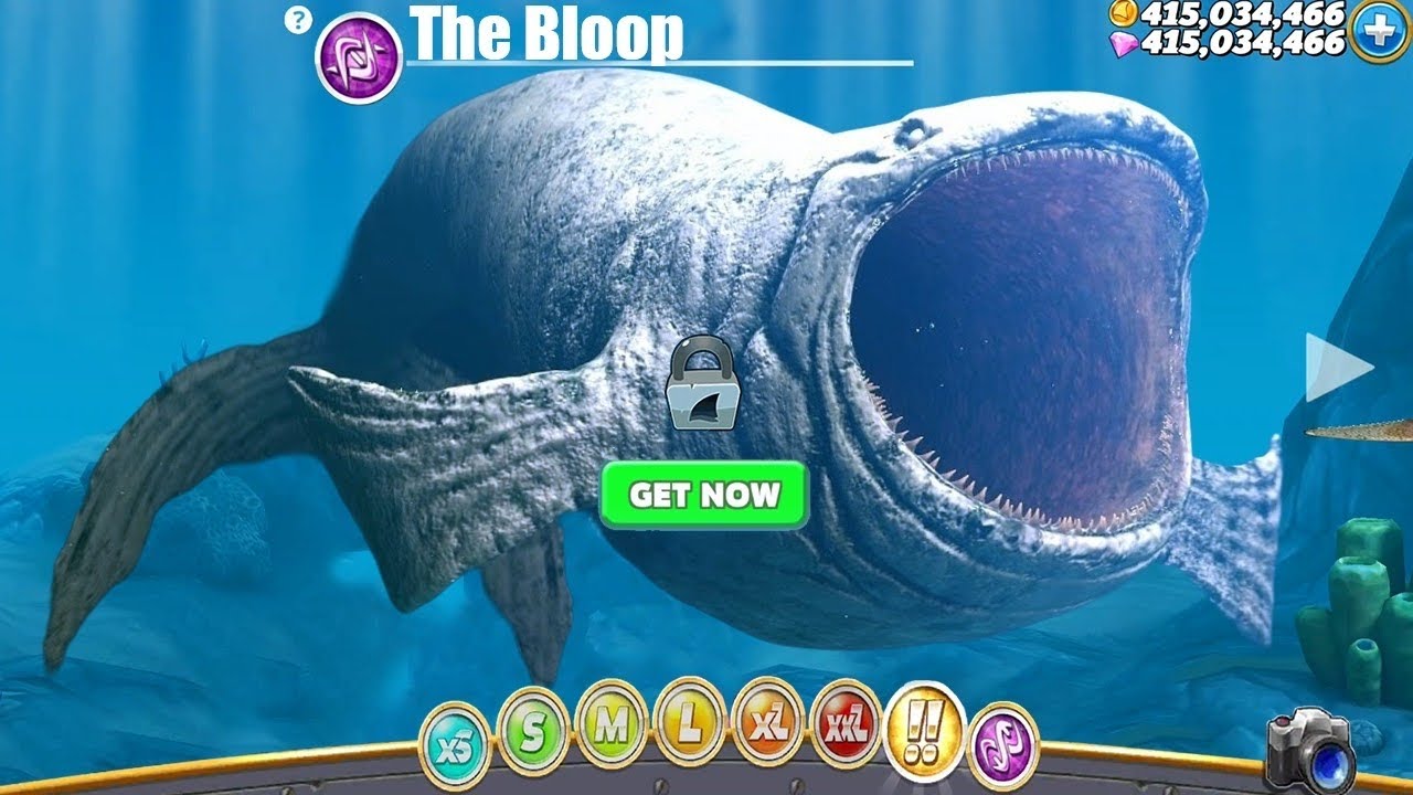 Hungry Shark World - The Bloop New Shark Coming Soon - All 46 Sharks Unlocked Hack Gems Coins Mod