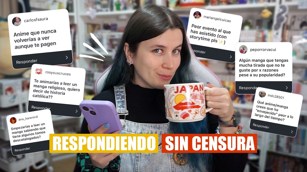 RESPONDIENDO SIN CENSURA || Peor evento, manga que NO me gusta, obras que han envejecido mal y más