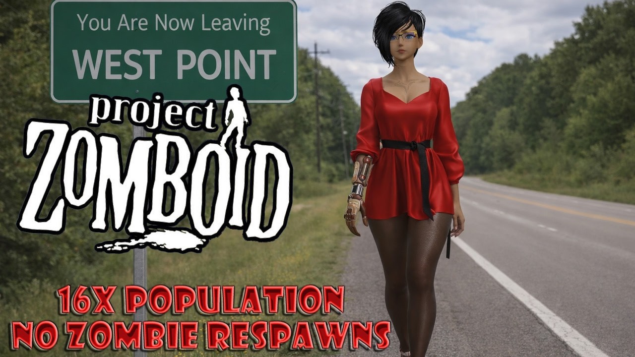 Project Zomboid 16x Population, No Zombie Respawn [Velvet's Run/Fighting in West Point]