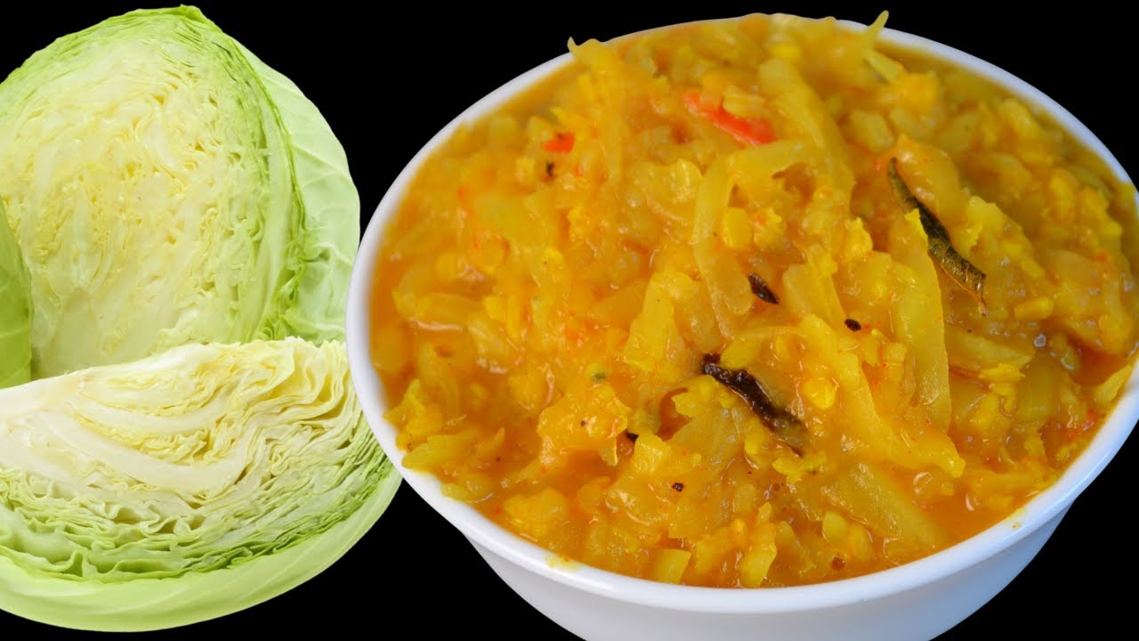 குக்கர்ல சுவையான முட்டைகோஸ் கூட்டு | cabbage kootu Recipe in Tamil | Cabbage side dish in Tamil