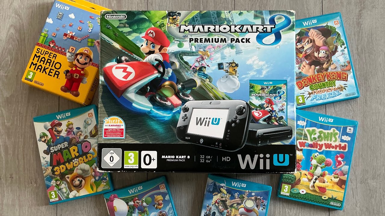 Nintendo Wii U Mario Kart 8 Premium Pack Unboxing in 2025