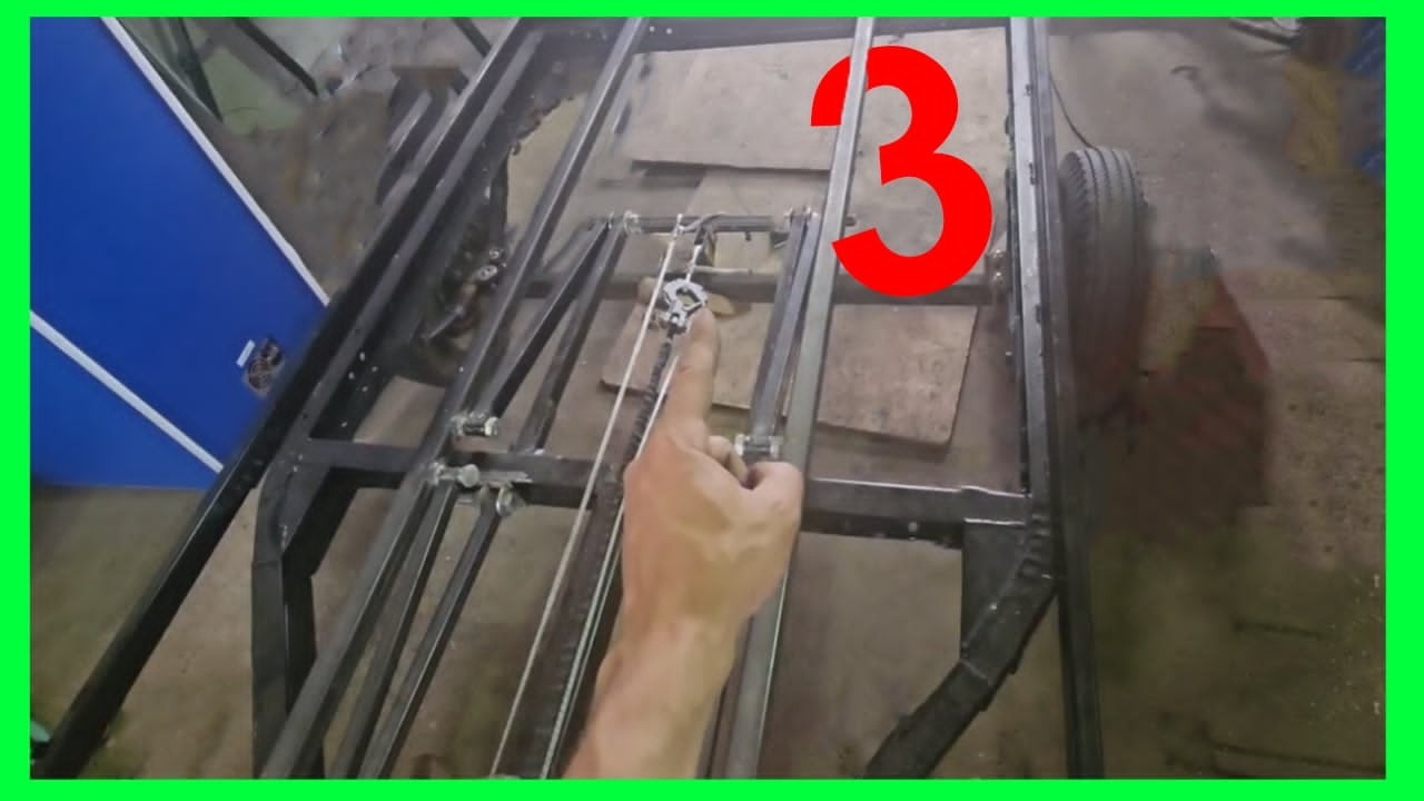 Dump Trailer Mini DIY Home made No Hydraulics PT3