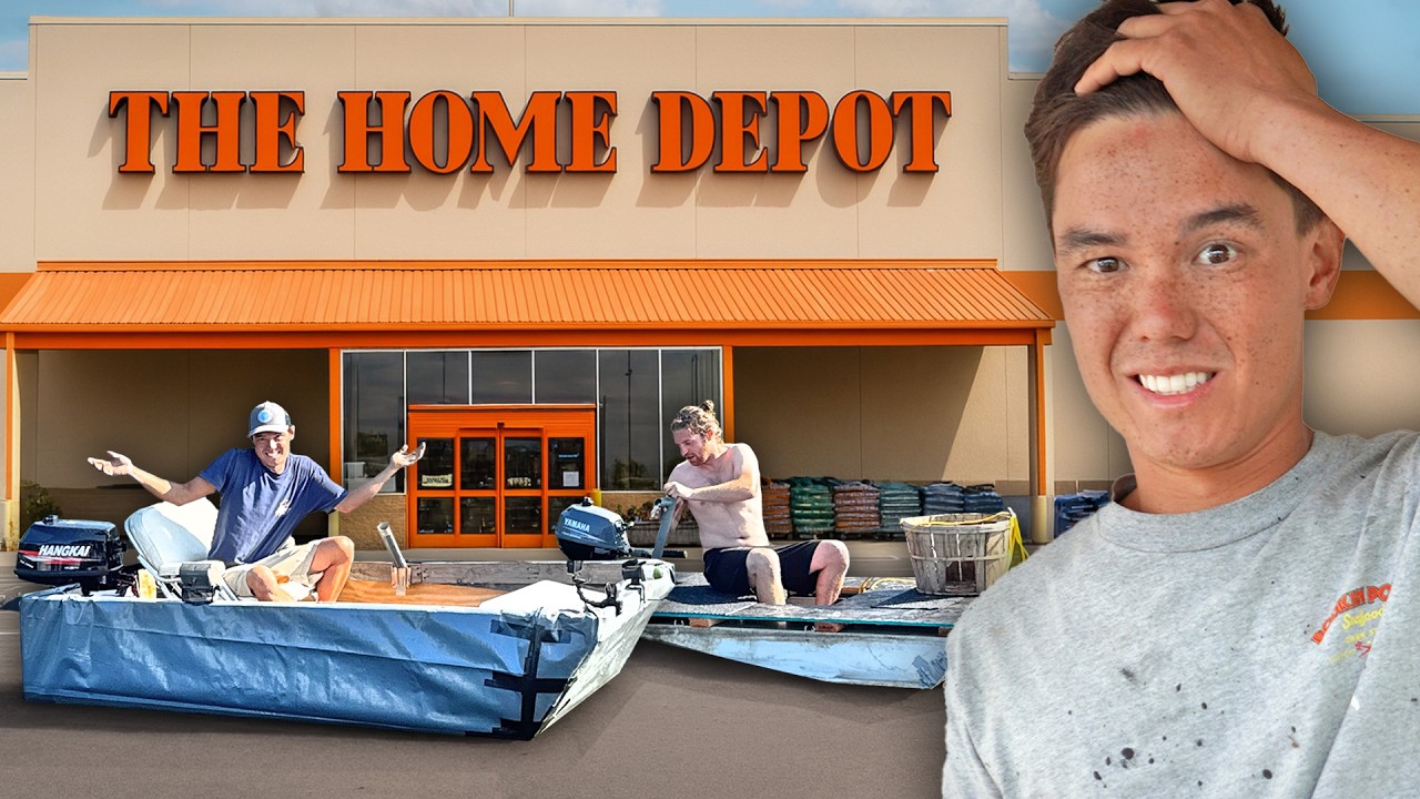I BUILT a boat from Home Depot parts
