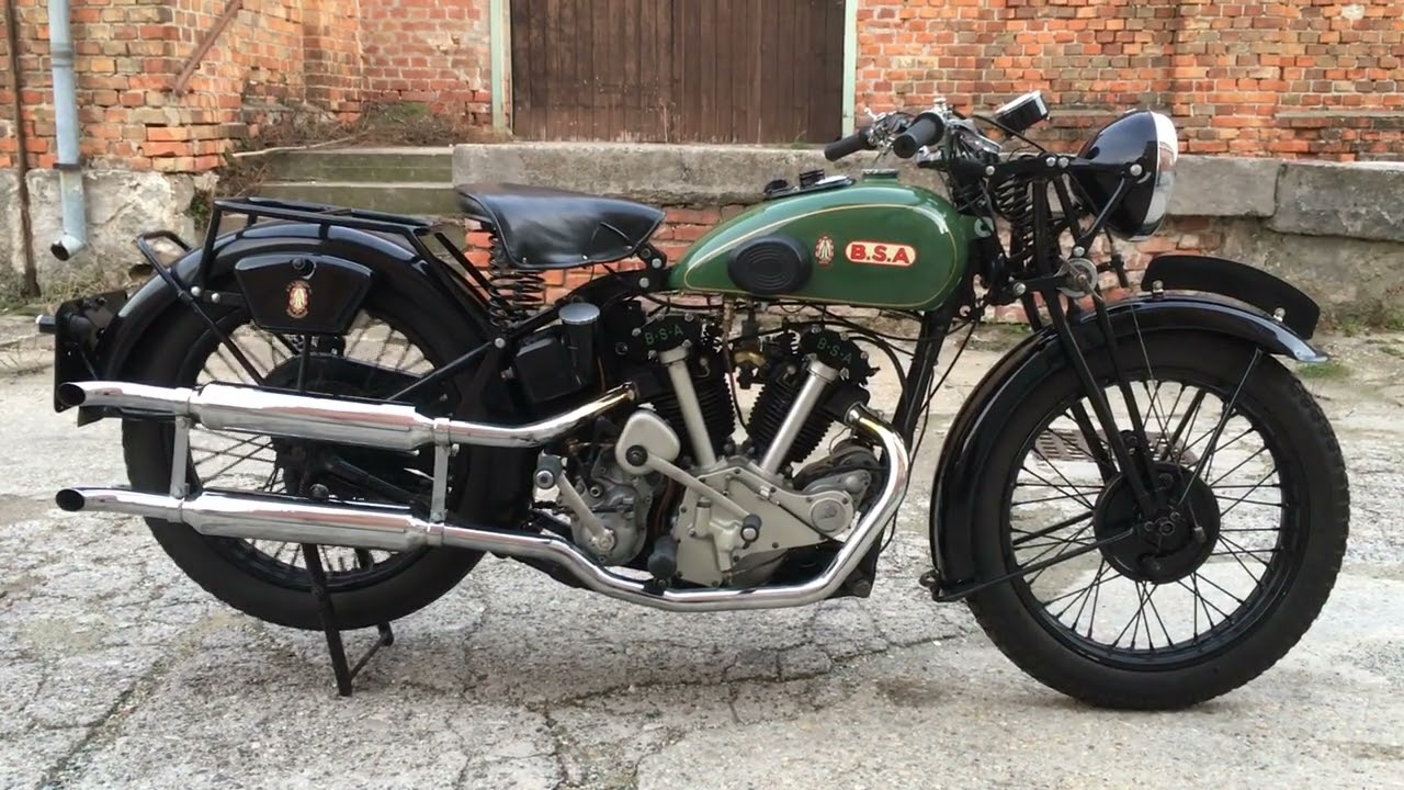1934 BSA J34-11 500cc OHV V-Twin