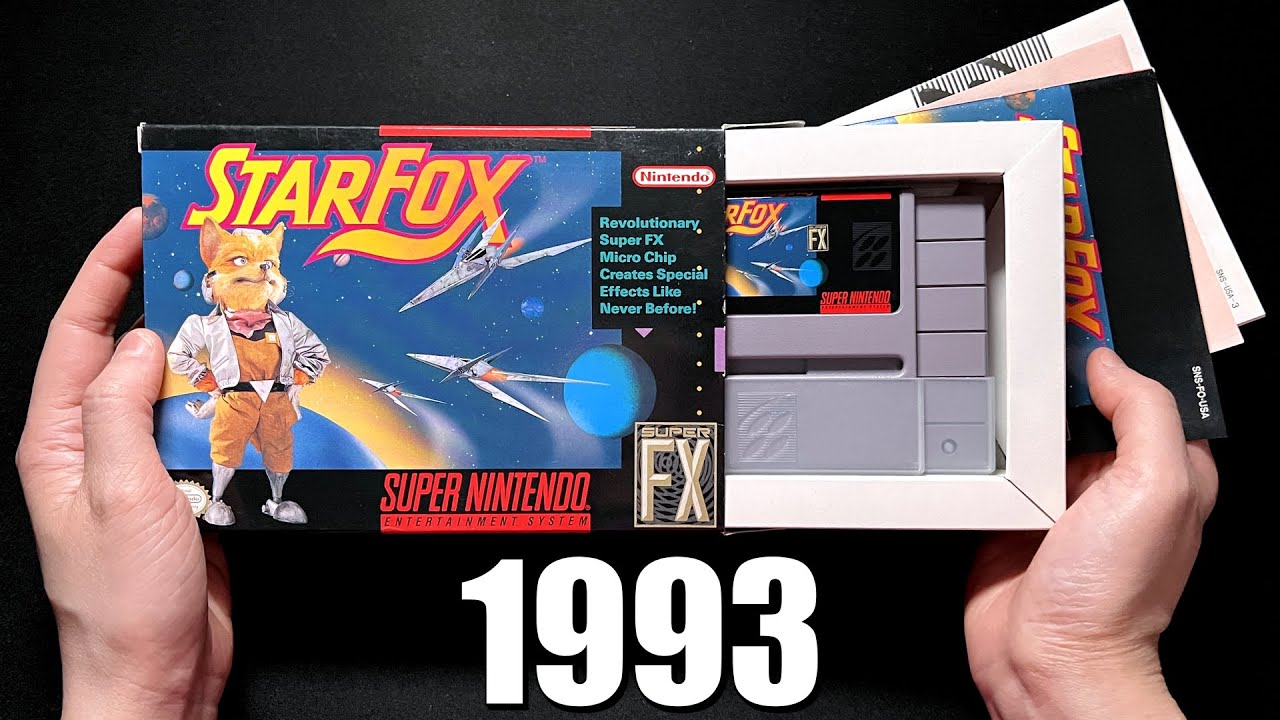 HANDS ON Star Fox on Super Nintendo [SNES] UNBOXING