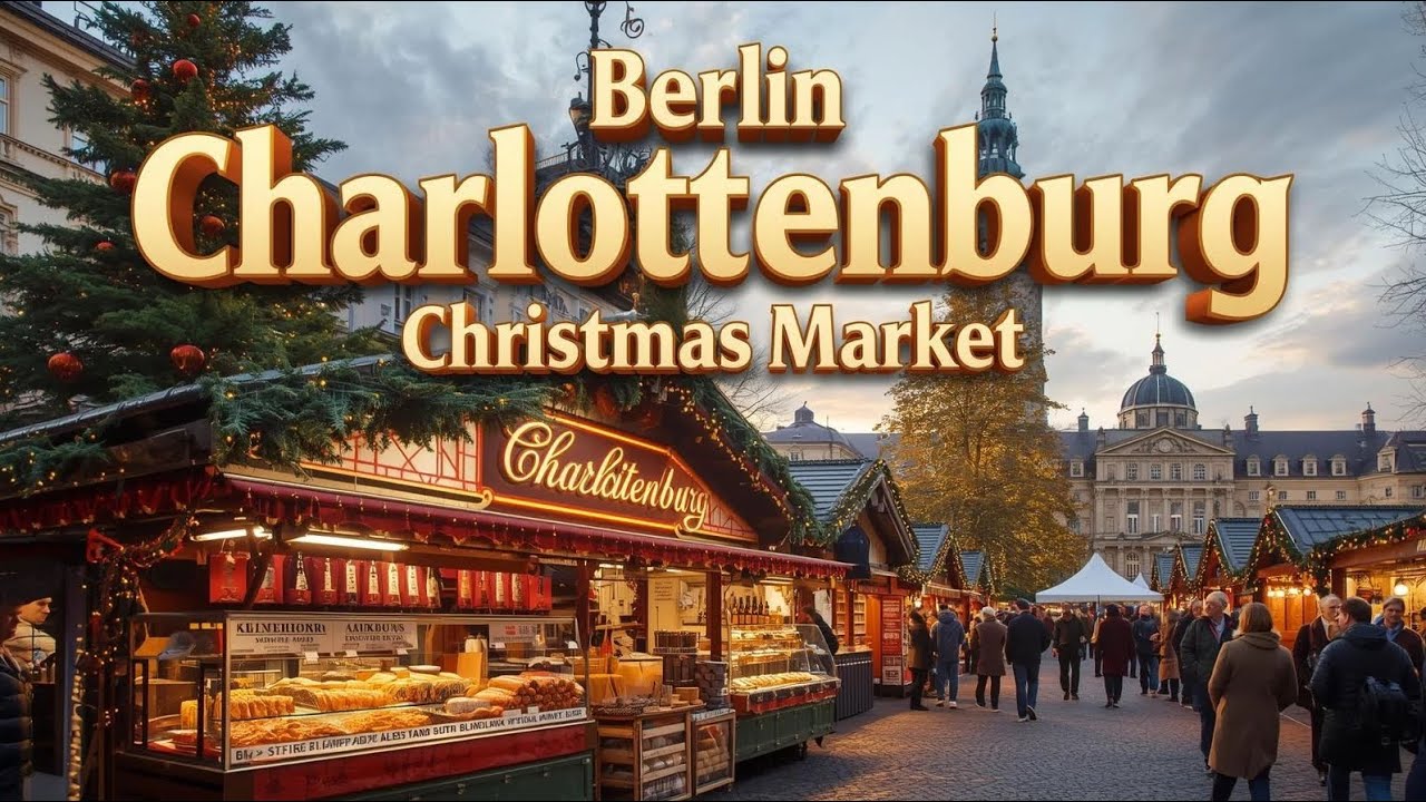 Berlin Charlottenburg Christmas Market 2025 🎄 4K Walking Tour / Schloss Weihnachtsmarkt ✨