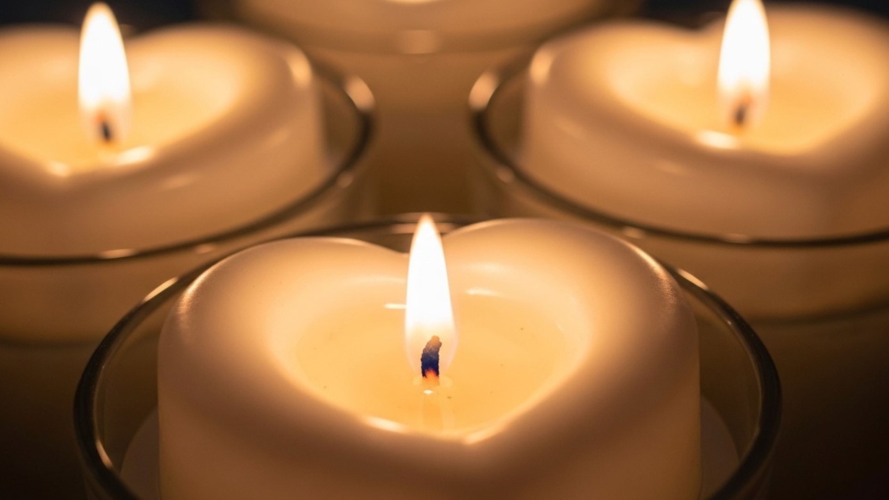 12 Hours Luxury Tea Light Candles TV Art | Ambient Living Room Decor & Entertainment Background