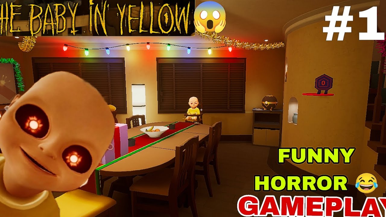 The Baby In Yellow 😱 | Horror Gameplay ☠️ | Hindi funny Gaming video| New game 2025 | Trending game 