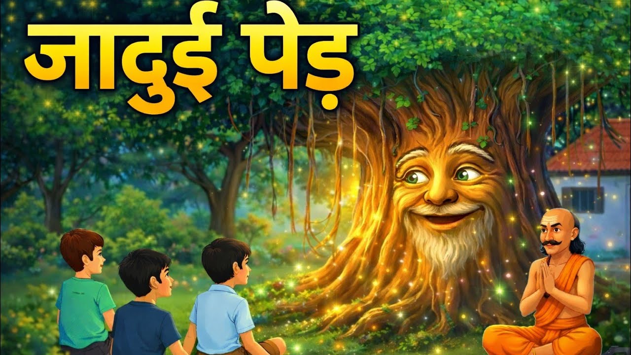“जादुई बरगद का पेड़ 🌳सुनने वाला पेड़ 🌳 | बच्चों की प्यारी सीख वाली कहानी” #story #kahani #kahaniya