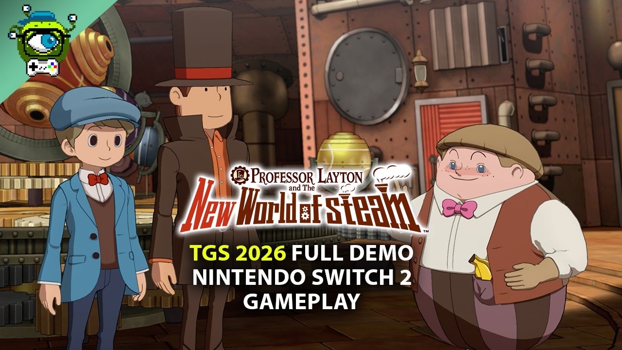 Professor Layton and the New World of Steam | FULL TGS 2026 Nintendo Switch 2 Demo 4K Gameplay