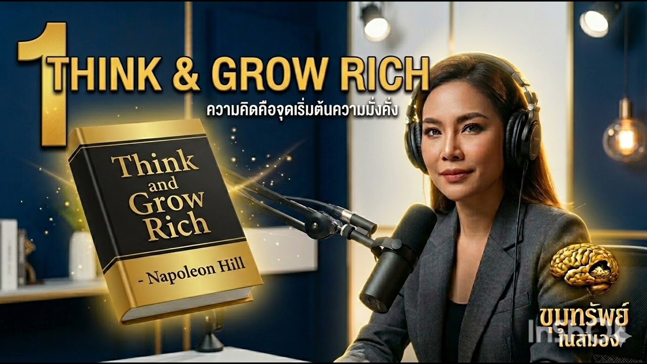 สรุปหนังสือ Think and Grow Rich โดย Napoleon Hill ในหัวข้อความคิดคือจุดเริ่มต้นของความร่ำรวย
