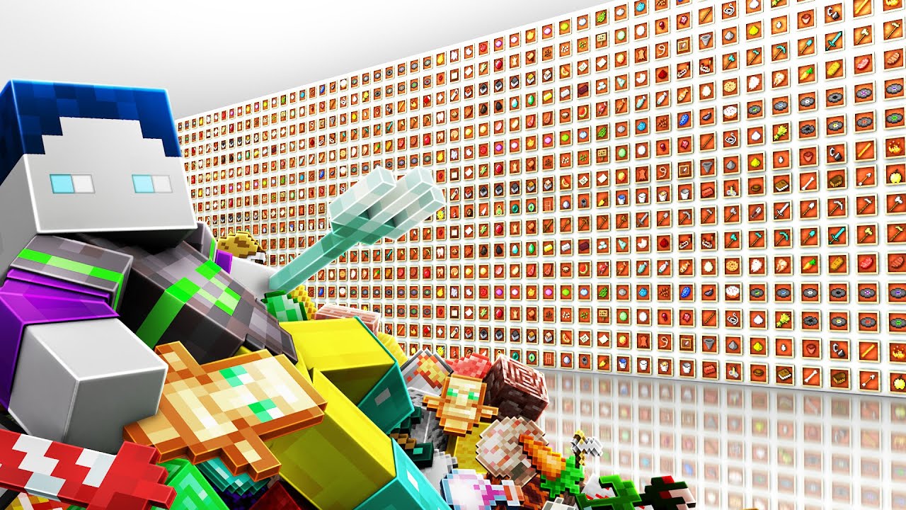 ICH HABE ALLE 1171 MINECRAFT ITEMS GESAMMELT (XXXXL PROJEKT FINALE)